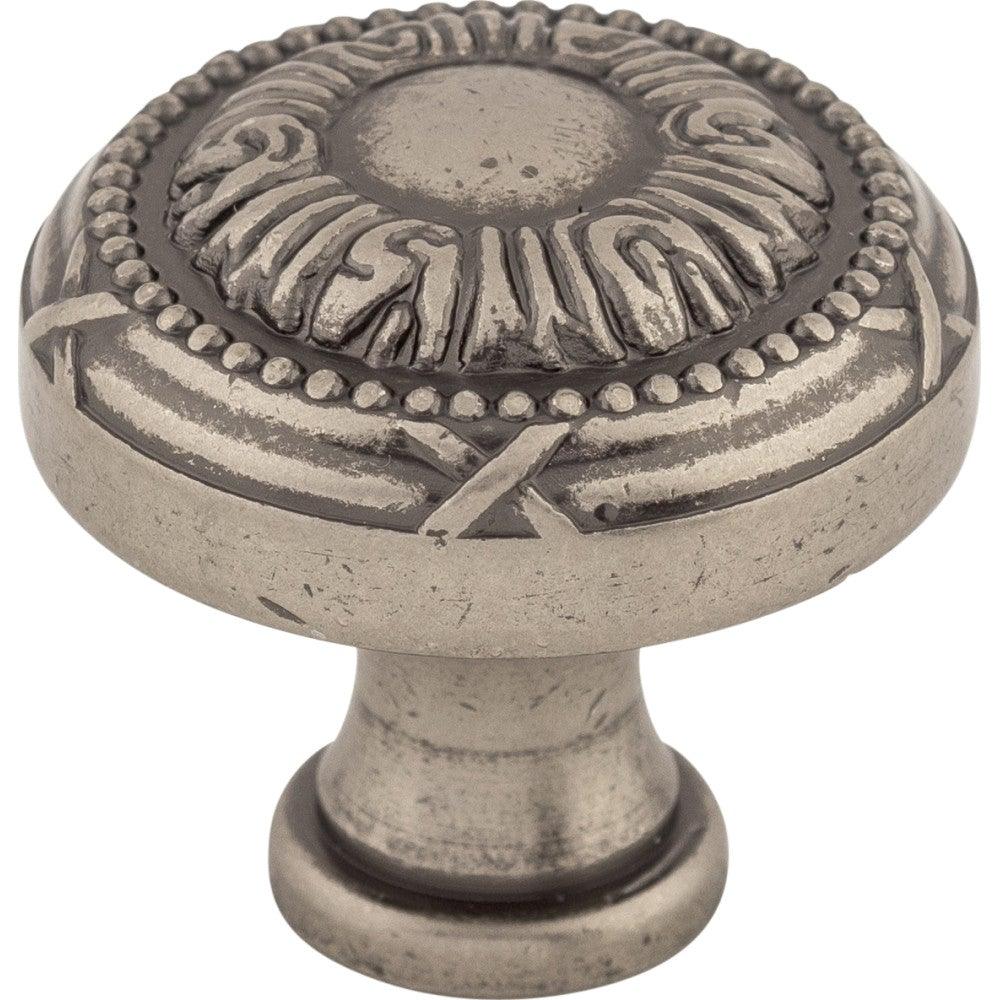 Ribbon Knob by Top Knobs - Pewter Antique - New York Hardware