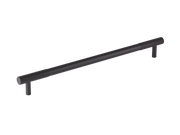 MIX Straight Knurled Appliance Pull Handle by Armac Martin - 608mm - Matt White Lacquered