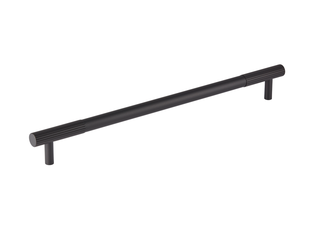 MIX Straight Knurled Appliance Pull Handle by Armac Martin - 608mm - Matt White Lacquered