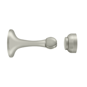 Smooth Decorative Magnetic Door Holder by Deltana -  - Brushed Nickel - New York Hardware