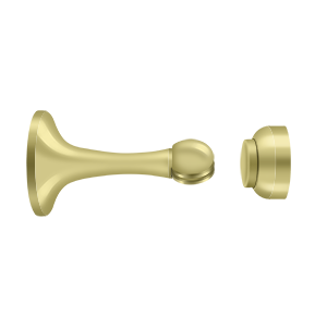 Smooth Decorative Magnetic Door Holder by Deltana -  - Polished Brass - New York Hardware