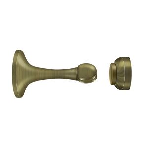 Smooth Decorative Magnetic Door Holder by Deltana -  - Antique Brass - New York Hardware