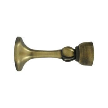 Magnetic Door Holder 3" - Antique Brass - New York Hardware Online