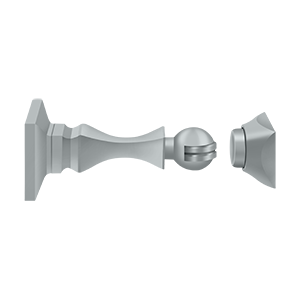 Traditional Decorative Magnetic Door Holder by Deltana -  - Brushed Chrome - New York Hardware