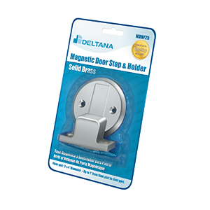 Magnetic Flush Door Holder Blister Pack by Deltana -  - Polished Chrome - New York Hardware