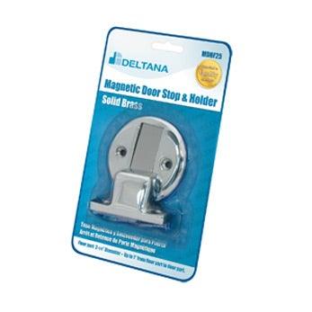 Magnetic Door Holder Flush 2.5" Diameter Blister Pack - Polished Chrome - New York Hardware Online