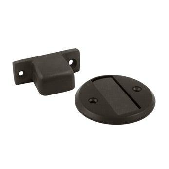 Magnetic Door Holder Flush 2 1/2" Diameter - Oil Rubbed Bronze - New York Hardware Online