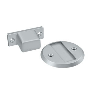 Magnetic Flush Door Holder by Deltana -  - Brushed Chrome - New York Hardware