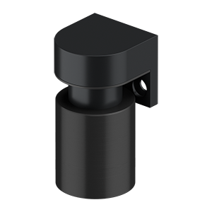 Modern Magnetic Door Holder by Deltana -  - Paint Black - New York Hardware