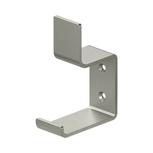 Heavy Duty Modern Hook Bracket by Deltana -  - Brushed Nickel - New York Hardware