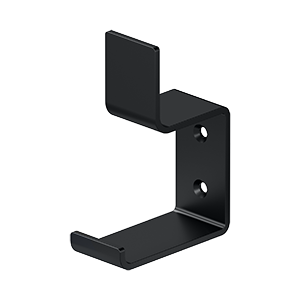 Heavy Duty Modern Hook Bracket by Deltana -  - Paint Black - New York Hardware