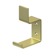 Heavy Duty Modern Hook Bracket by Deltana -  - Polished Brass - New York Hardware