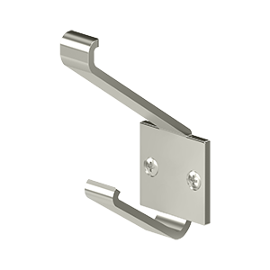 Modern Hook Bracket by Deltana -  - Polished Nickel - New York Hardware