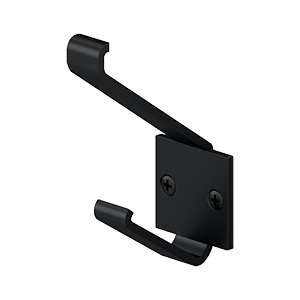 Modern Hook Bracket by Deltana -  - Paint Black - New York Hardware