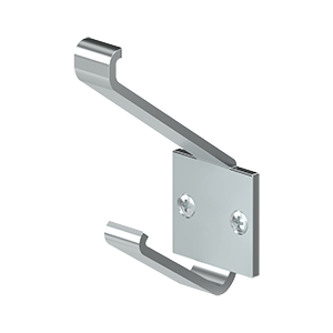 Modern Hook Bracket by Deltana -  - Polished Chrome - New York Hardware
