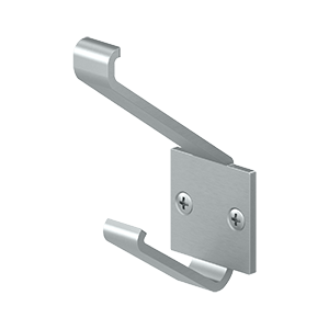 Modern Hook Bracket by Deltana -  - Brushed Chrome - New York Hardware