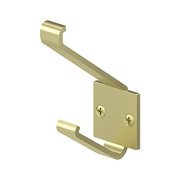 Modern Hook Bracket by Deltana -  - Polished Brass - New York Hardware