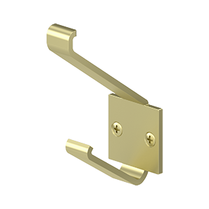 Modern Hook Bracket by Deltana -  - Polished Brass - New York Hardware