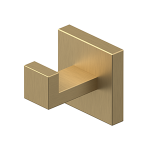 MM Series Single Robe Hook by Deltana -  - Brushed Brass - New York Hardware