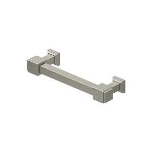 Manhattan Cabinet Pull by Deltana - 4" - Brushed Nickel - New York Hardware