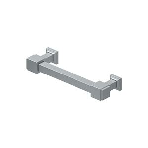 Manhattan Cabinet Pull by Deltana - 4" - Brushed Chrome - New York Hardware