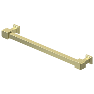 Manhattan Cabinet Pull by Deltana - 7" - Unlacquered Brass - New York Hardware