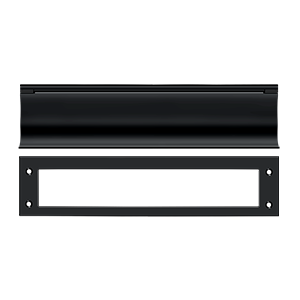Heavy Duty Mail Slot by Deltana -  - Paint Black - New York Hardware