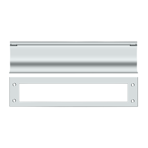 Heavy Duty Mail Slot by Deltana -  - Polished Chrome - New York Hardware
