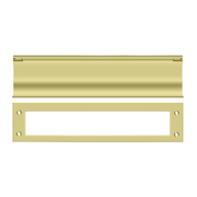Heavy Duty Mail Slot by Deltana -  - Polished Brass - New York Hardware