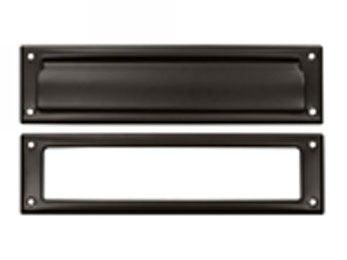 Mail Slot 13 1/8" with Interior Frame - Oil Rubbed Bronze - New York Hardware Online