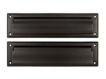 Mail Slot 13 1/8" with Interior Flap - Oil Rubbed Bronze - New York Hardware Online