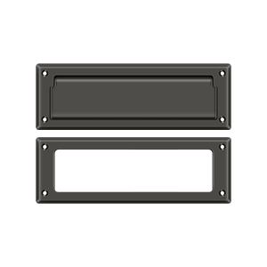 8-7/8" Mail Slot with Interior Frame by Deltana -  - Oil Rubbed Bronze - New York Hardware
