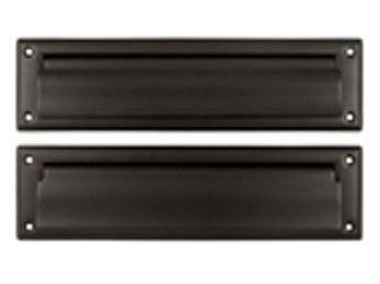 Mail Slot 8 7/8" with Back Plate - Oil Rubbed Bronze - New York Hardware Online