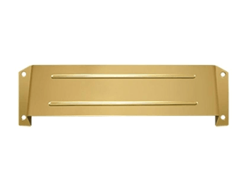 Letter Box Hood - PVD - Polished Brass - New York Hardware Online