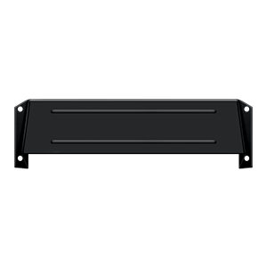 Letter Box Hood by Deltana -  - Paint Black - New York Hardware