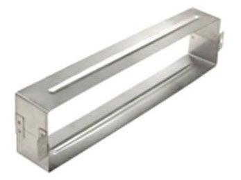 Steel Letter Box Sleeve - Brushed Stainless - New York Hardware Online