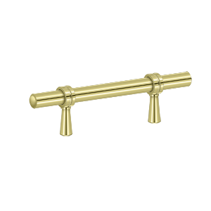 Adjustable Pull by Deltana - 4-3/4" - Polished Brass - New York Hardware