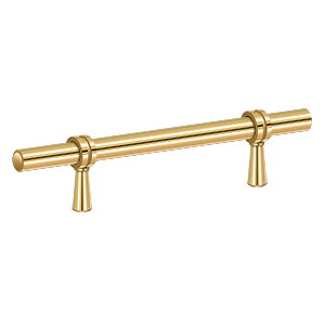 Adjustable Pull by Deltana - 6-1/2" - PVD Polished Brass - New York Hardware