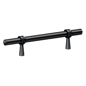 Adjustable Pull by Deltana - 6-1/2" - Paint Black - New York Hardware