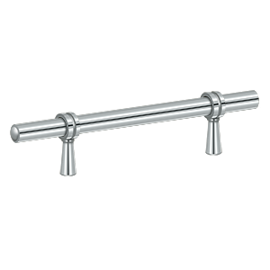 Adjustable Pull by Deltana - 6-1/2" - Polished Chrome - New York Hardware