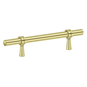 Adjustable Pull by Deltana - 6-1/2" - Polished Brass - New York Hardware