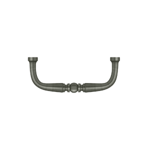 Traditional Wire Pull by Deltana - 3" - Antique Nickel - New York Hardware