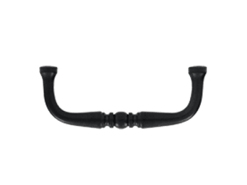 Traditional Wire Pull 3" - Black - New York Hardware Online