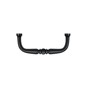Traditional Wire Pull by Deltana - 3" - Paint Black - New York Hardware