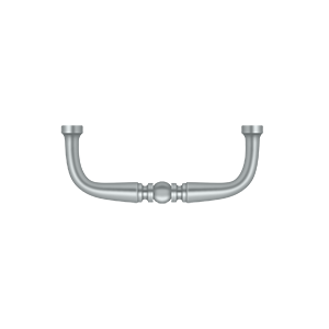 Traditional Wire Pull by Deltana - 3" - Brushed Chrome - New York Hardware