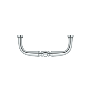Traditional Wire Pull by Deltana - 3" - Polished Chrome - New York Hardware