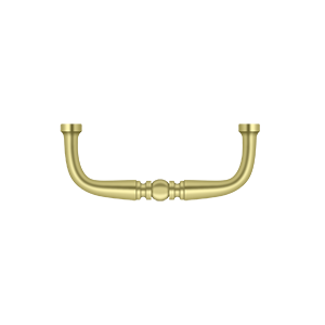 Traditional Wire Pull by Deltana - 3" - Polished Brass - New York Hardware