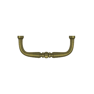 Traditional Wire Pull by Deltana - 3" - Antique Brass - New York Hardware
