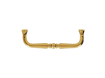 Traditional Wire Pull 3 1/2" - PVD - Polished Brass - New York Hardware Online