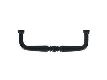 Traditional Wire Pull 3 1/2" - Black - New York Hardware Online